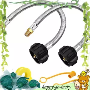 Dành cho Bộ điều chỉnh hai tầng 2 gói 1 / 4 NPT RV cho ống propan, Đầu nối đuôi lợn bằng thép không gỉ 15 Inch