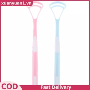 XUAN 2 Chiếc Lưỡi Dụng Cụ Cạo Lưỡi Cho Trẻ Em Nhẹ Nhàng Vi Khuẩn Sạch Bộ VN