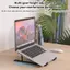 XUAN Laptop Đế Làm Mát Có Thể Gập Lại Laptop Làm Mát Pad Giá Đỡ Di Động Notebook Tản Nhiệt Braet Nâng Cao Ra Với 1 Quạt Làm Mát VN