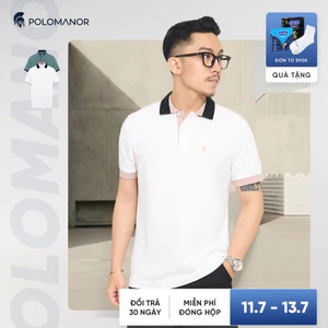 Áo polo nam cao cấp FELIX, chất liệu mới cotton diamond USA thanh lịch sang trọng - POLOMANOR