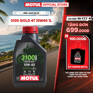 Dầu nhớt xe Máy MOTUL 3100 GOLD 4T 10W40 1L