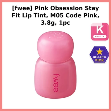 [fwee] Pink Obsession Stay Fit Lip Tint, M05 Code Pink, 3.8g, 1 cái / Son Tint Hàn Quốc / Màu lâu trôi của Seoul Pick