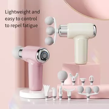 Súng Massage Mini Ba Đầu Để Sử Dụng Gia Đình Xuyên Biên Giới Cổ Màng Súng Massage Đa Năng Quà Tặng Lưu Niệm