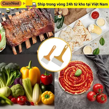 Bàn chải nướng COZYNEST, Bàn chải nướng bằng nhựa PET tay cầm mỏng, Dụng cụ nhà bếp đa năng Dễ dàng làm sạch Dụng cụ làm bánh ngọt Basting để làm bánh nướng BBQ