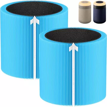 Bộ lọc thay thế mini Restful Tương thích với máy lọc không khí mini Blueair, H13 True HEPA với bộ lọc không khí than hoạt tính, AllergenBlock