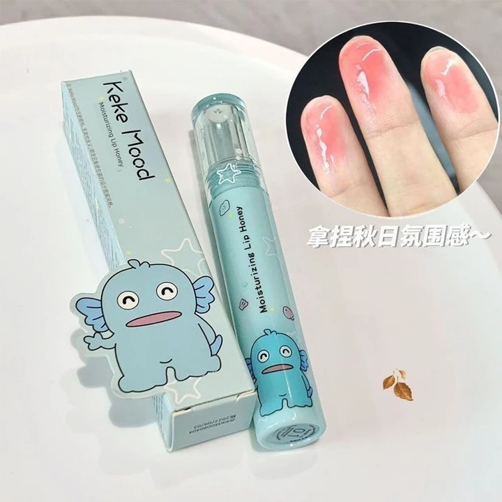 son bóng black rouge black rouge Tai Giả Mặt ~ Clownfish Water Gloss Mirror Chống Dính Cup Lip Glaze Dưỡng Ẩm Làm Trắng Môi Tinh Chất Màu Khỏa Thân Son Bóng