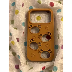 Ốp lưng silicon dễ thương in hình Bear Paw Tương thích với iPhone 17 Pro Max 16 Pro 18 Pro Chống rơi