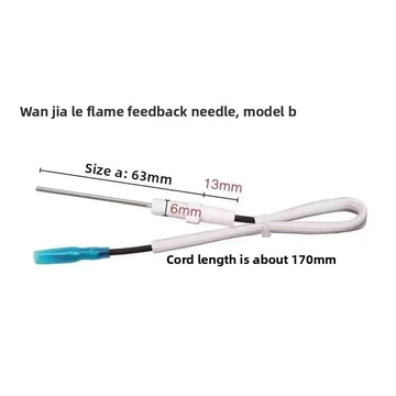FAST SHIP Gas Máy Nước Nóng Cảm Biến Đánh Lửa Pin Phản Hồi Kim Nhiệt Điện Trở Nóng Máy Nước Nóng Đánh Lửa Điện Cực Linh Kiện Thay Thế Nhà Phụ Kiện Chính Hãng Tương Thích Đa Năng Fit8.15