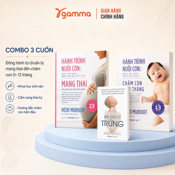 Sách - Lẻ/Combo: Bắt đầu từ trứng (Med) + Hành Trình Nuôi Con: Mang Thai + Chăm Con 0-12 Tháng (OMG)