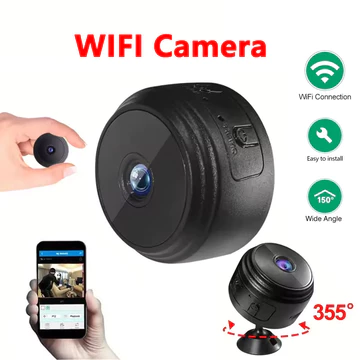 Camera A9 HD Mạng không dây WIFI Camera gia đình Thể thao ngoài trời Tầm nhìn ban đêm Camera hồng ngoại Wifi Camera Mini Nhà thông minh