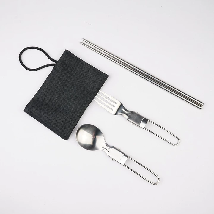 Cắm Trại Ngoài Trời Đồ Dùng Nhà Bếp Xuyên Quốc Gia Chạy Bộ Bộ Đồ Ăn Di Động Cắm Trại Dã Ngoại Thiết Bị Đồ Dùng Du Lịch Thiết Yếu Không-