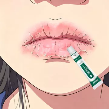 Lip Kangwang Kem chống viêm môi Kem phục hồi môi nứt nẻ khô Môi lột Môi viêm Keratinis Dưỡng ẩm khô môi