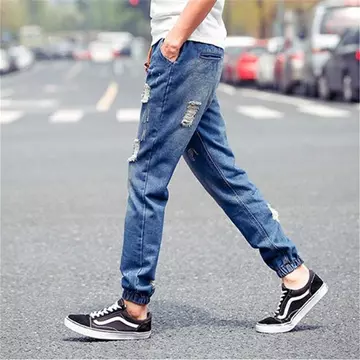 Quần jean nam cho mùa thu và mùa xuân, quần jean rách, quần jean ống côn, quần jean lửng, quần jogger nam, quần lửng, quần harem ôm dáng cho nam.