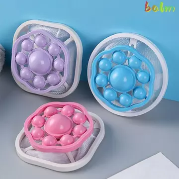 Bộ lọc máy giặt BALM, Máy bắt tóc lông thú Sản phẩm sạch Túi lọc bóng giặt, Nâng cấp Dụng cụ làm sạch có thể tái sử dụng Túi lưới lọc gia đình cho gia đình & sinh hoạt