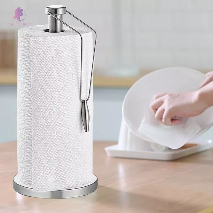 TÀI NGUYÊN GIỚI HẠN Giá Giấy Cuộn Đa Năng Tiện Ích Nhà Bếp Bằng Thép Không Gỉ Tiện Ích Trang Trí Bàn Nhà Có Kẹp Dọc Khăn Giấy Chống Trơn Trượt Giá Để Đồ