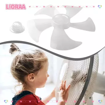 LIORA‌Quạt năm cánh, Tiếng ồn chậm Lưỡi quạt gió lớn, Quạt sàn lá nhựa cho quạt bệt Quạt bàn Quạt treo tường