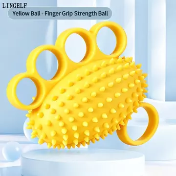 LINGELLF Ngón Tay Trị Liệu Bóng, Bóp Giảm Căng Thẳng Massage Cơ Nhím Tay Tập Thể Dục Bóng, Silicone Ngón Tay Tách Ngón Tay Phục Hồi Chức Năng Tay Huấn Luyện Sức Mạnh