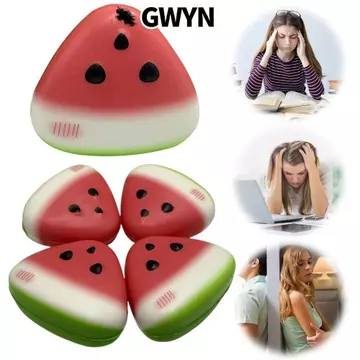 GWYN‌ Giảm căng thẳng dưa hấu​​, Squishy Texture Slow Rebound Chống căng thẳng Bóp, Có thể tái sử dụng​​ Giảm căng thẳng Ice Skin ​​Giảm căng thẳng văn phòng & trường học​​