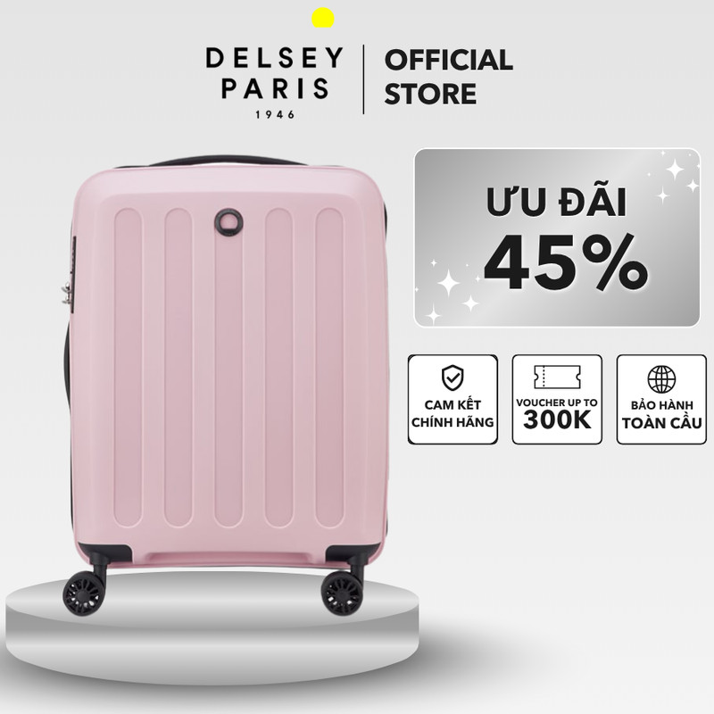 Vali kéo Unlock - Vali Delsey Paris cao cấp bảo hành chính hãng quốc tế