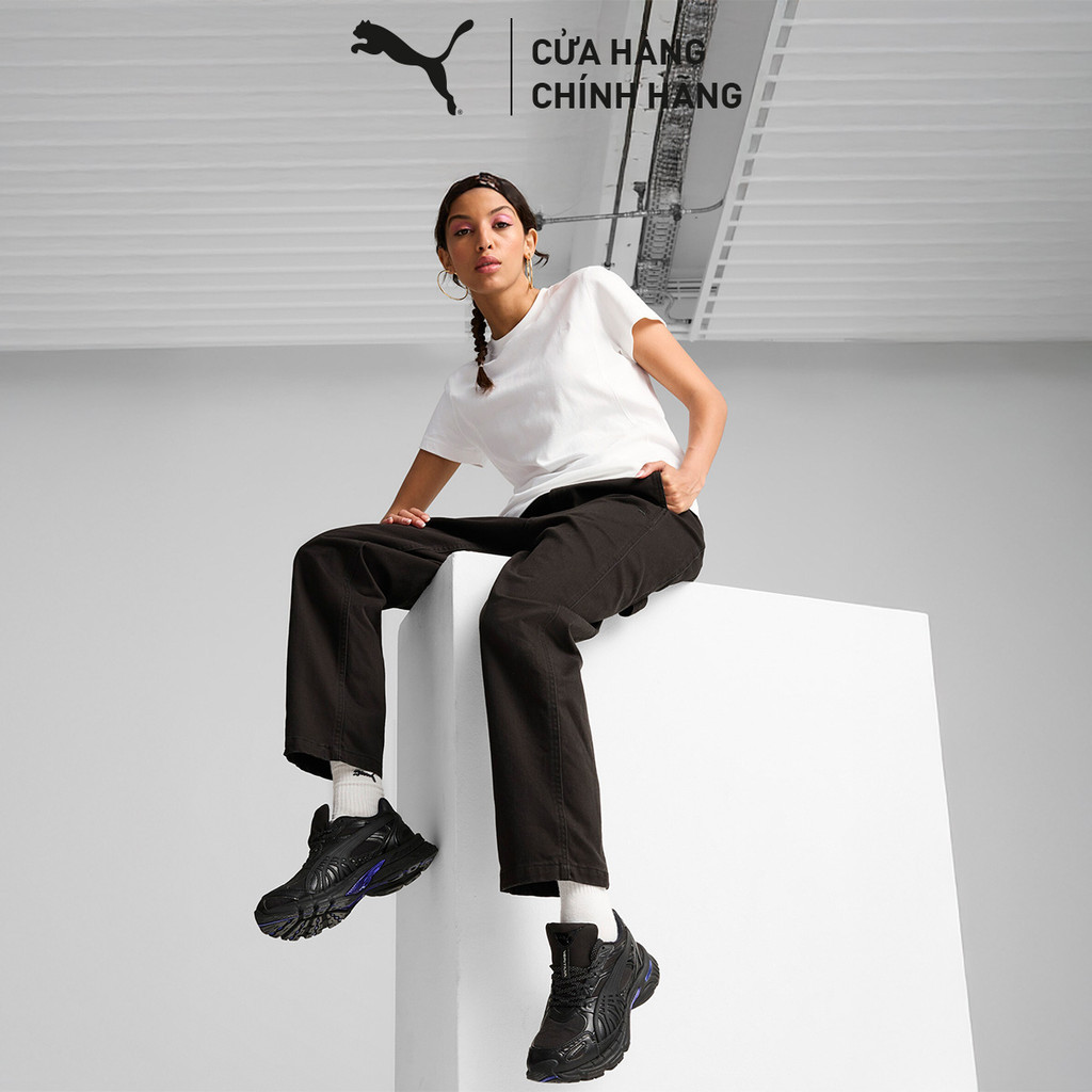 Quần Dài Thời Trang PUMA Nữ YONA Cargo Pants Black Màu Đen