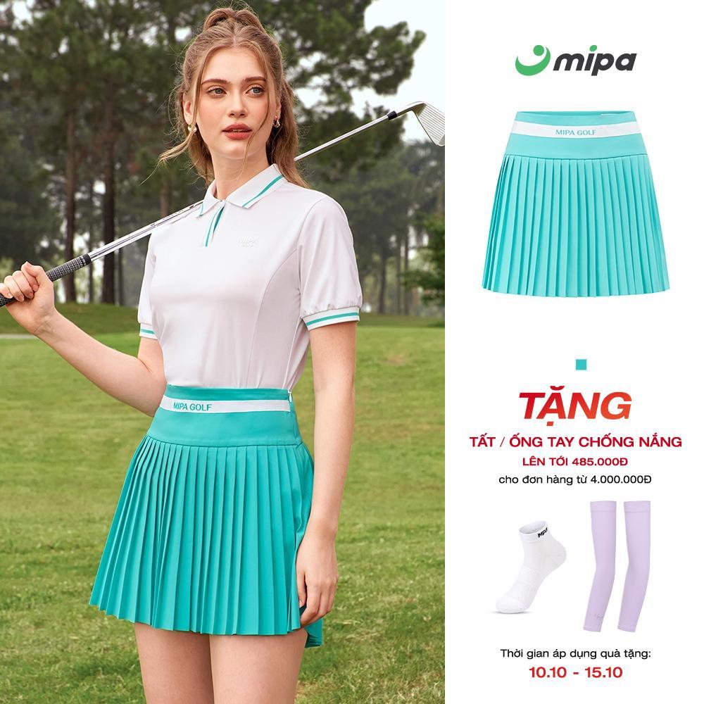 Chân váy xếp ly nữ MIPA thời trang Golf Pickleball Tennis kháng khuẩn thấm hút mồ hôi nhanh khô Reign Skirt