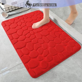 Onetimingfine Nhà Cobblestone Dập Nổi Cửa Thảm Cửa Phòng Tắm Đơn Giản Gió Hút Chân Thảm Phòng Tắm Thảm Chống Trơn Trượt Sàn VN
