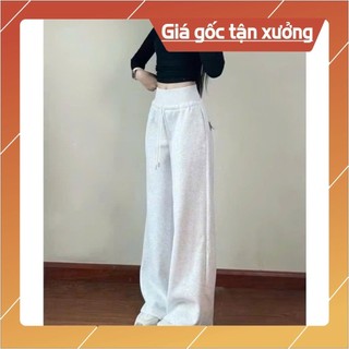 Quần fom ống suông cạp cao có túi vải nỉ 2 da cao cấp, quần thu đông nữ