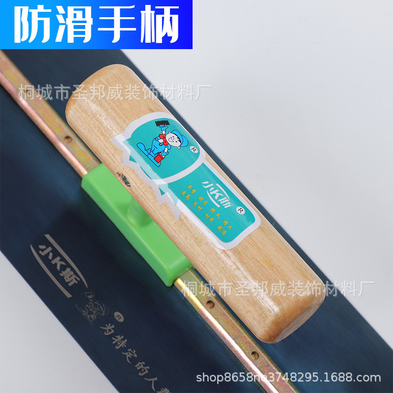 Đa Đặc Điểm Nhà Máy Kéo Thép Xanh Bán Hàng Trực Tiếp Cao Cấp Chống Mài Mòn Chất Lượng Cao Tay Cầm Bằng Gỗ Bùn Trowel Thép Xanh Trow
