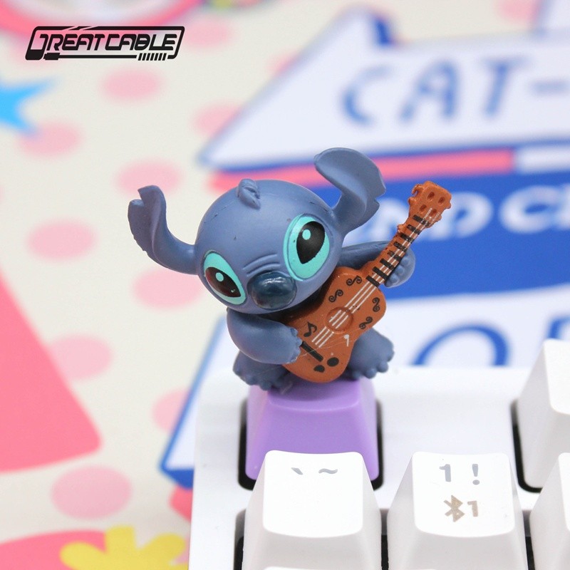Stitch Bàn phím cơ độc đáo Keycap Ba chiều Búp bê liên sao dễ thương R4 Keycap / lloo