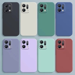 Ốp Điện Thoại Silicon Lỏng Vuông Cho OPPO Reno 14 Pro 14F A6 A5 Pro A5i Màu Trơn Mềm Chống Sốc Ốp Lưng Silicon