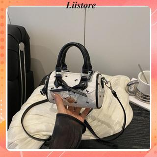 Túi xách nữ đeo chéo Liistore túi mini dáng trống thời trang đi chơi phong cách cá tính K296