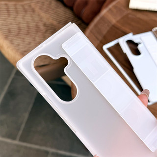Ốp lưng cứng silicon mờ Samsung Galaxy Z Fold 7/6/5/4/3, dây đeo tay co giãn chống sốc