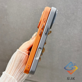 Ốp điện thoại mờ mờ từ tính màu cam vũ trụ 17 Series mới cho IPhone 17 Pro Max Air 12 13 14 15 16 Pro Max Plus Vỏ mặt sau cứng Vỏ viền mềm Bảo vệ Vỏ chống sốc