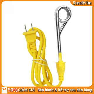 【Ready】Thanh Đun Nước 220V 600W Tiêu Chuẩn Mỹ Bằng Thép Không Gỉ sục nước nóng sục điện