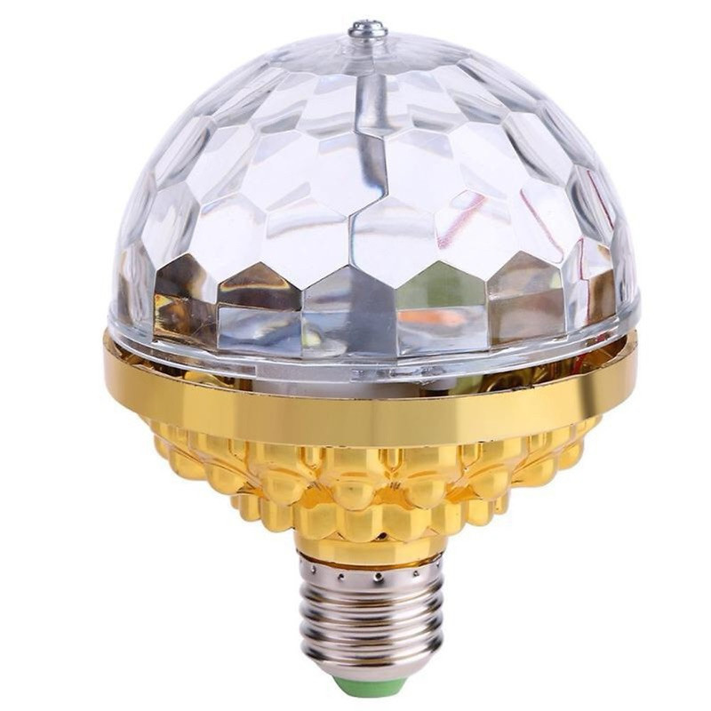 Đèn Led 7 Màu Cực Sáng, Đèn Led Tự Xoay 360 Độ Trang Trí Phòng Ngủ Quán Bar Sân Khấu Kèm Đui Cắm Tiện Dụng