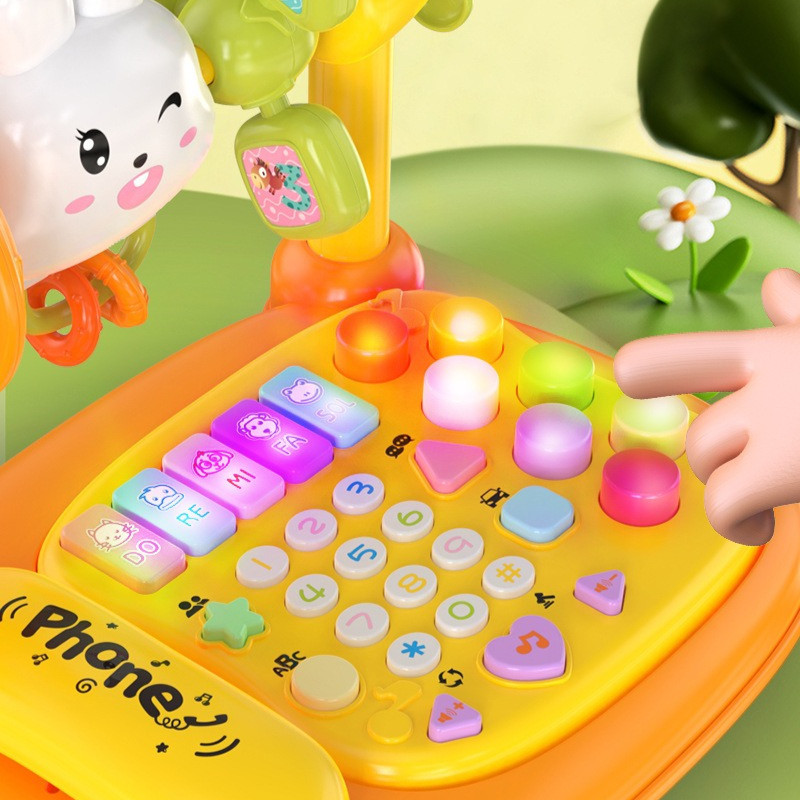 Đồ Chơi Điện Thoại Bàn đa Chức Năng,tập Nhập Vai Gọi điện Thoại,đồ Chơi đàn Nhạc,Phát Triển Giác Quan