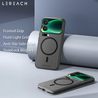 Ốp điện thoại mờ từ tính Lereach cho Xiaomi 17 Pro Max / 17 Pro / 17, Bảo vệ nhiều cảnh mỏng chống trượt