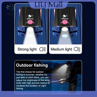 Đèn kẹp cảm ứng ULJ - Đèn câu cá đi bộ đường dài ngoài trời cường độ cao Đèn pha di động siêu sáng.