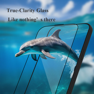 Kính Cường Lực Lereach Bảo Vệ Màn Hình Cho iPhone 17 Pro Max 16 / 15 Pro Max Với Khay Căn Chỉnh Không Bụi Tự Động Hút 0.3mm