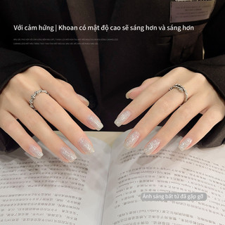 [ANNIES] Keo dán sơn móng tay kim cương Phong cách mới Nhấp nháy Giảm giá phản quang Keo kim cương Cửa hàng làm móng chuyên dụng