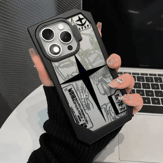 Ốp Điện Thoại Không Đều, Cho iPhone 17 Air 16 15 14 13 12 11 Pro Max Gundam Shield Series Minh Họa