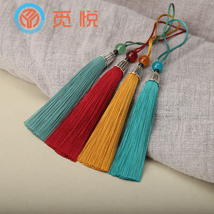 (5 cái)Tua rua cổ trang 8cm nhiều màu, Nguyên liệu làm trang sức cổ trang, Nguyên liệu DIY