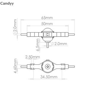 NDY 1 / 2 / 3 Cái 1 / 32 RC Xe Phía Trước Giữa Phía Sau Cầu Sửa Đổi Trục Phần DIY Phần Kim Loại Bánh Răng Phụ Kiện N
