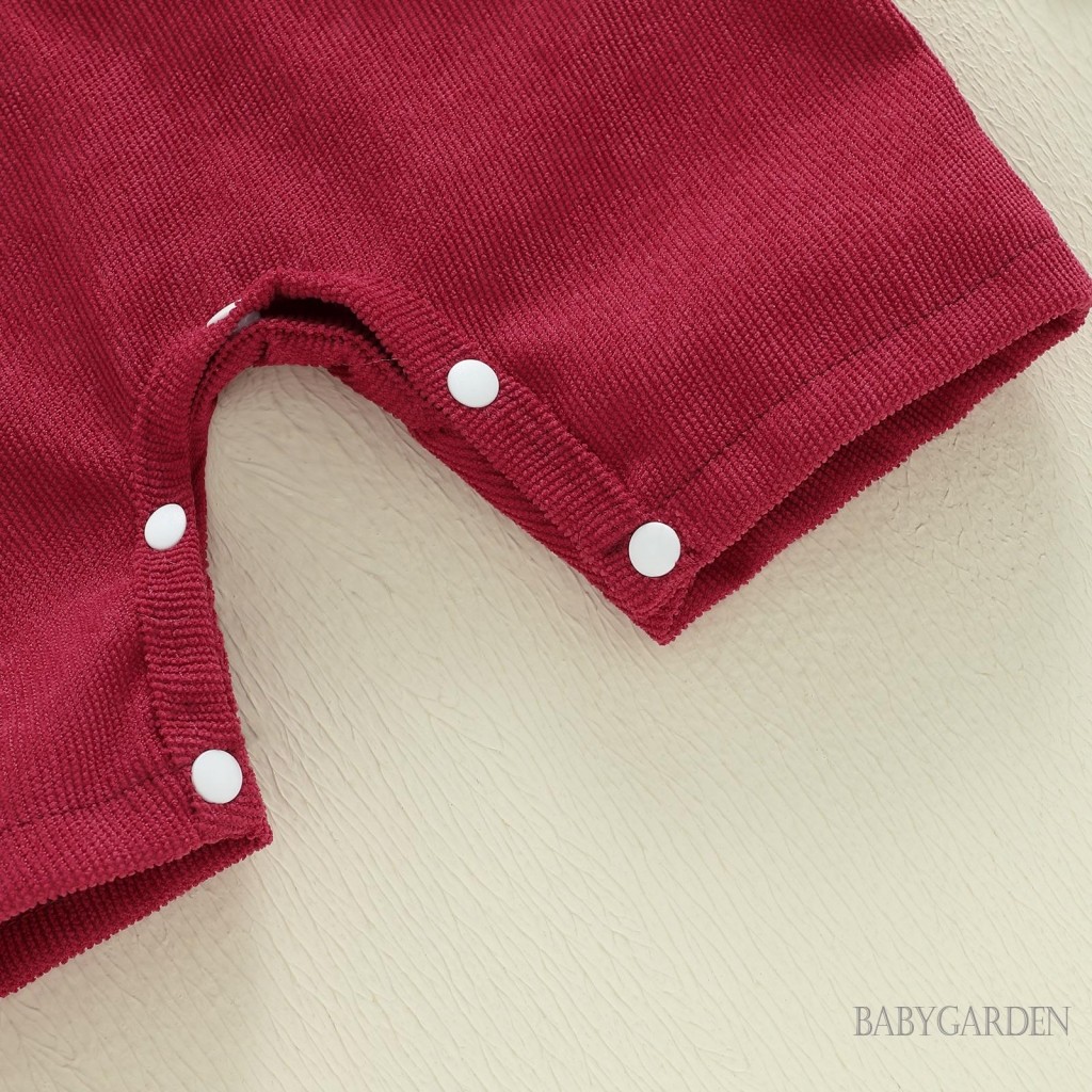 Bé Trai Bé Gái Giáng Sinh Tổng Thể Áo Liền Quần Santa Chữ Thêu Không Tay Cổ Tròn Jumpsuit