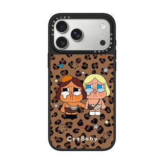 Ốp điện thoại cứng gương in họa tiết da báo từ tính cho iPhone 17 Pro Max 17 Air 16 Plus 15 14 13 12 11 Vỏ chống sốc