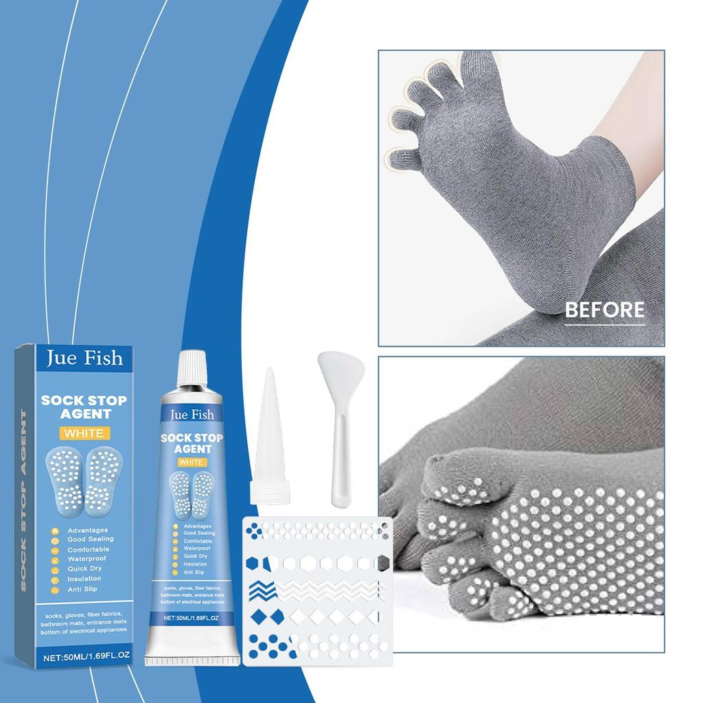 50ml Tất Keo Chống Trơn Trượt Tất Chống Trơn Trượt Dính Vải Chống Thấm Nước Sơn Nhanh Khô Tất Chặn Để Sử Dụng Hàng Ngày shopidaevn