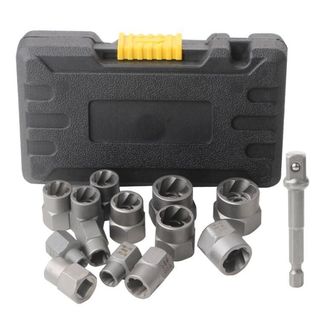 Bộ tuýp khẩu tháo mở ốc vít hư hỏng, bulong tuôn đầu 14 chi tiết (6.35mm -19mm)