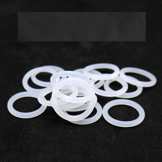 Vòng đệm chữ O CS2.4mm * OD6-180mm Vòng đệm silicon trắng vòng chữ O cấp thực phẩm Vòng cao su chống thấm nước Vòng đệm đàn hồi [JYD-ZZ-Z]
