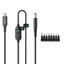 Dây sạc PVC hạng nặng PCF * Cáp nguồn DC521 sang USB C có điều khiển điện áp và khả năng tương thích đa thiết bị