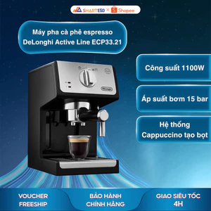 Máy pha cà phê espresso DeLonghi Active Line ECP33.21 - Bảo hành chính hãng 12 tháng